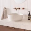 Glam Round Above Counter Basin Matt Pearl - Image 2