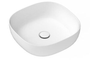 Glam Square Above Counter Basin Gloss White