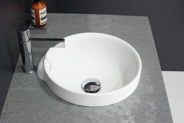 Luka Round Basin 320mm White Matte