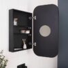 Stadium Mirrored Cabinet 450x900 1 Door - Image 2