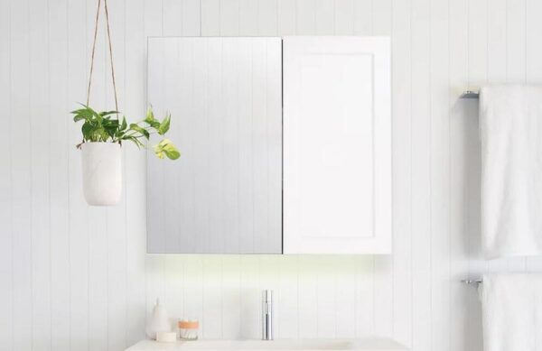 London Shaving Cabinet 900x814 2 Door Right