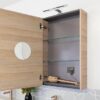Moonlight L.E.D Shaving Cabinet 1500x814 3 Door Surround View - Image 2