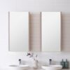 Muse Shaving Cabinet 430x800x160mm LED Concealed Lighting - Image 2