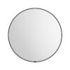 Sera Round LED Mirror 750mm Matte Black Frame - Image 4
