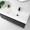 Capri 1200 Wall Hung Vanity Offset Right Hand Bowl - Image 2