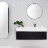 Capri 1200 Wall Hung Vanity Offset Right Hand Bowl - Image 3