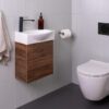 Tiny 400 Wall Hung Semi Recessed Ceramic Top Gloss White - Image 2