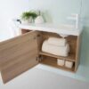 Petite Shelf 800 Wall Hung 1 Door LH Shelf RH Basin - Image 4