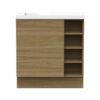 Petite Shelf 800 With Kick 1 Door RH Shelf LH Basin - Image 2