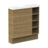 Petite Shelf 800 With Kick 1 Door RH Shelf LH Basin - Image 3
