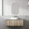 Calder 1200 Wall Hung Vanity With Snow Flat Stone Top - Image 2
