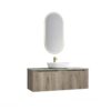 Calder 1200 Wall Hung Vanity With Snow Flat Stone Top - Image 3