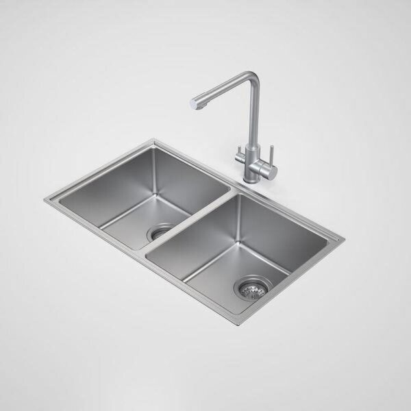 Compass Double Bowl SS 460x770x209