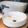 Element Round Countertop S/Surface Basin 450x130 NOF NTH - Image 2