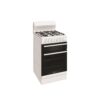 Gas Cooker 54cm Con Oven Sep Grill Gas Hob Manual Ignition White - Image 2