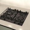 Gas Cooktop 60cm 3 Burner Inc Wok 14.4MJ/H Black Glass - Image 2