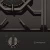 Gas Cooktop 60cm 3 Burner Inc Wok Black Ceramic Glass - Image 2