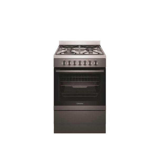 Dual Fuel Upright Cooker 60cm FF Oven, Air Fyer & Gas Burners With Wok Dark S/S