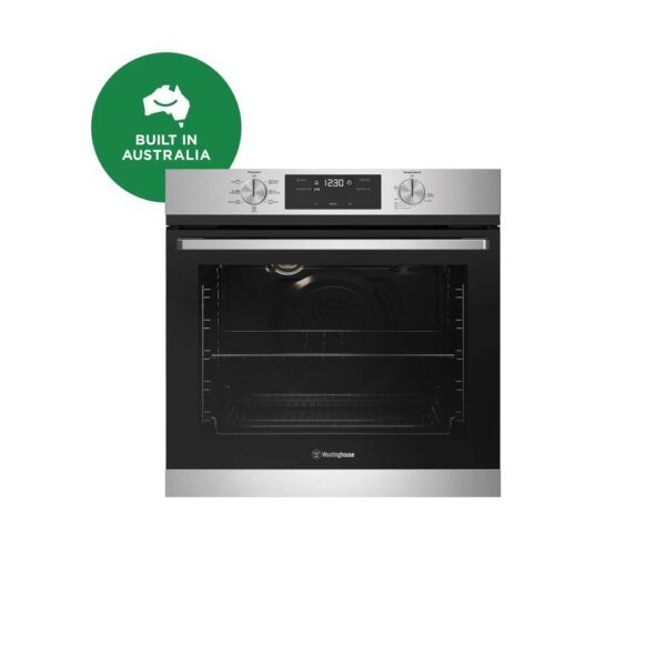 Electric Oven Built-In 60cm Fan Forced 7 Multifunction Knob Controls S/S