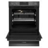 Electric Oven Duo Built-In 60cm 10/5 MF, Air Fryer and Steam Bake Control Knobs Dark S/S - Image 2