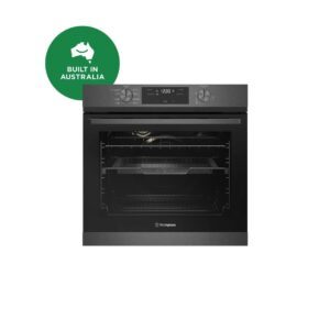 Electric Oven 60cm 8 M/F Knob Controls+Air Fryer+Steam Assist Dark S/S