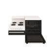Electric Cooker Elevated 108cm RH Oven Seperate Grill 4 Zone White - Image 4