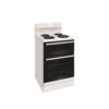 Electric Cooker 60cm Fan Forced Seperate Grill 4 Coil Cooktop White - Image 2