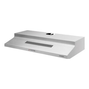 Fixed Rangehood 90cm 3 Speed Fan 200m3/h S/S
