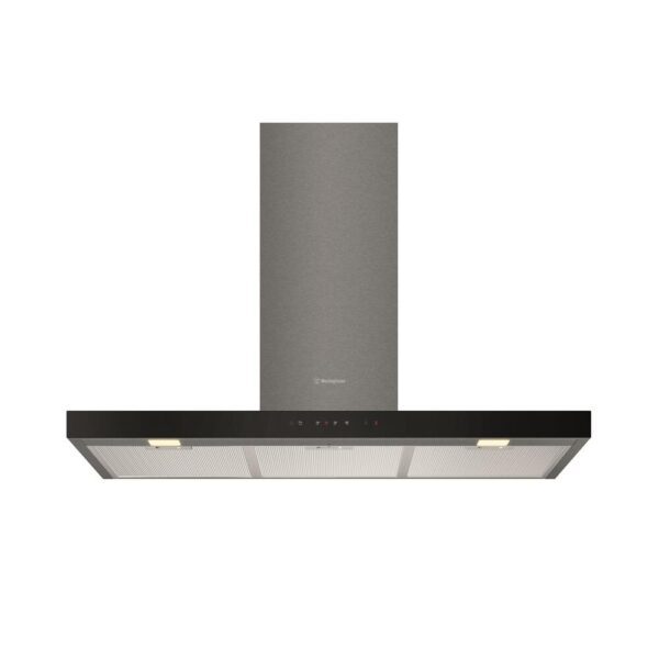 Canopy Rangehood 90cm 3 Speed Fan + Boost 720m3/h LED Touch Controls Dark SS