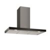 Canopy Rangehood 90cm 3 Speed Fan + Boost 720m3/h LED Touch Controls Dark SS - Image 2