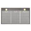 Canopy Rangehood 90cm 3 Speed Fan + Boost 720m3/h LED Touch Controls Dark SS - Image 3