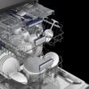 Dishwasher 60cm 15 Place Setting 8 Program Dark S/S - Image 2