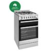 Gas Cooker 54cm Fan Forced Oven Seperate Grill 4 Burner Gas Hob S/S NG - Image 2