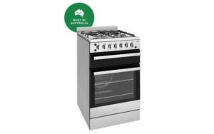 Gas Cooker 54cm Fan Forced Oven Seperate Grill 4 Burner Gas Hob S/S LPG