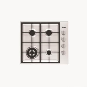 Gas Cooktop 60cm 4 Burner With Wok Electronic Ignition S/S