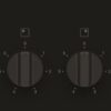 Electric Cooktop Ceramic 90cm 4 Zone 6 Power Levels Knob Controls Trimless - Image 2