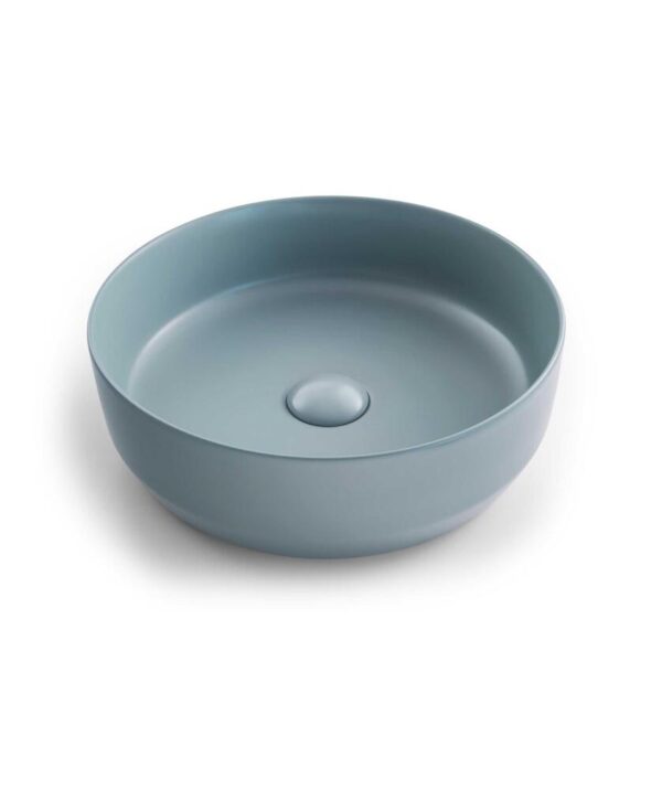 Aurora Ceramic Basin Above Counter 385x120mm Matte Winter Sea