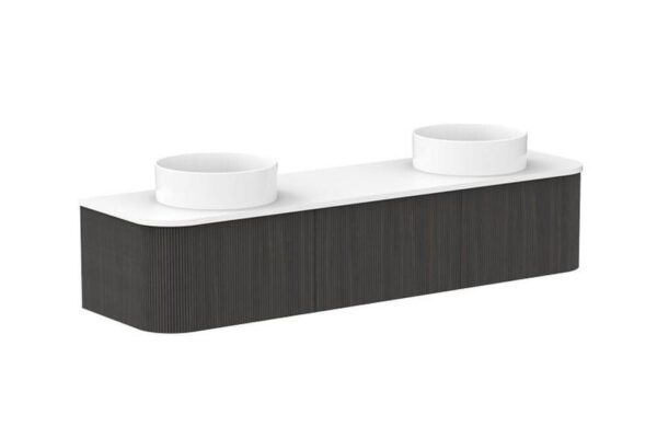 Waverley 1800 AD Wall Hung Vanity Double Bowl Durasein Top