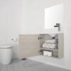 Petite 550 Wall Hung 1 Door Reversible Basin - Image 2