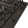 Gas Cooktop 60cm 3 Burner Inc Wok 14.4MJ/H Black Glass - Image 3