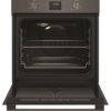 Electric Oven Built-In 60cm 5 MF Fan Grill Plug Knob Controls Dark S/S - Image 2