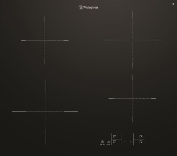 Induction Cooktop 60cm 4 Zone Touch Controls With Power Boost Black