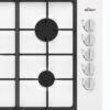 Gas Cooktop 90cm Electric Ignition 5 Burner Inc Wok 14.4MJ/H White - Image 2