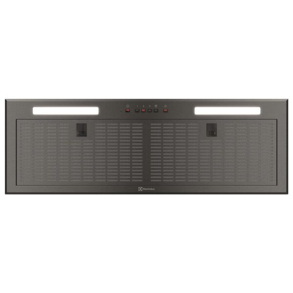 Integrated Rangehood 86cm 3 Speed Fan+Boost 830m3/h LED Dark S/S