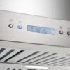 Alfresco Canopy Rangehood 120cm 3 Speed Fan 2000m3/h LED S/S - Image 2