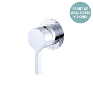 Sansa Shower Mixer Small Round Plate Chrome Trim Kit ONLY