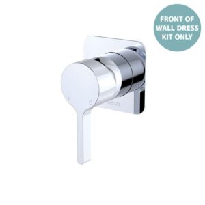 Sansa Shower Mixer Square Plate Chrome Trim Kit ONLY