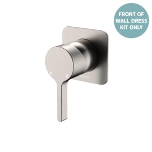 Sansa Shower Mixer Square Plate Brushed Nickel Trim Kit ONLY
