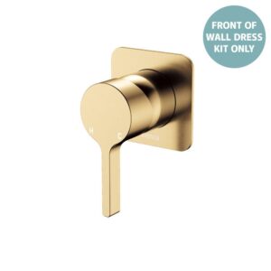 Sansa Shower Mixer Square Plate Urban Brass Trim Kit ONLY