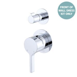 Sansa Shower Diverter Mixer Small Round Plates Chrome Trim Kit ONLY